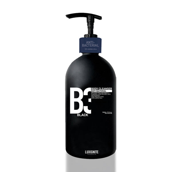 B3 活性碳深層清潔抗菌除臭沐浴露  | 除汗味 | 白鼠味草淨化心靈沖涼液 | Luxignite 500 ml